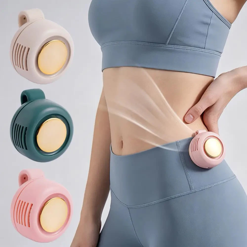 Portable Rechargeable Waist Fan With Clip